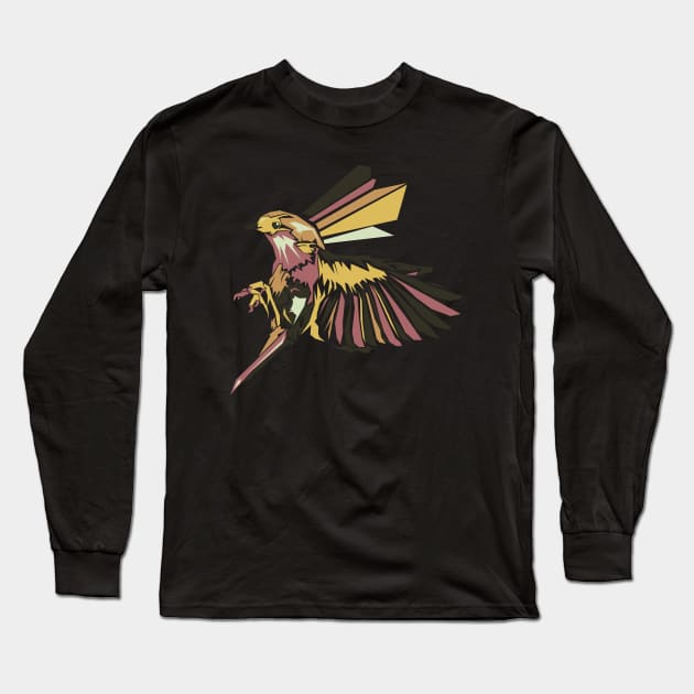 Bird Long Sleeve T-Shirt by gblackid